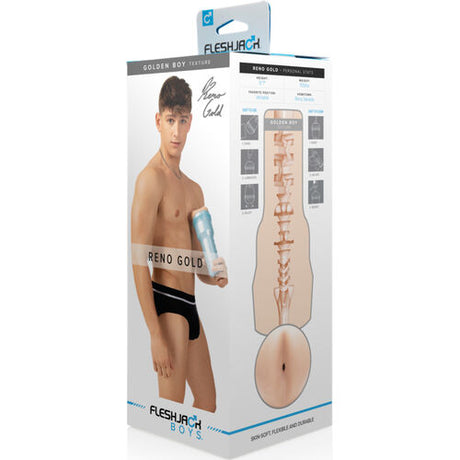 Masturbateur anus réaliste serré — Reno Gold Golden Boy