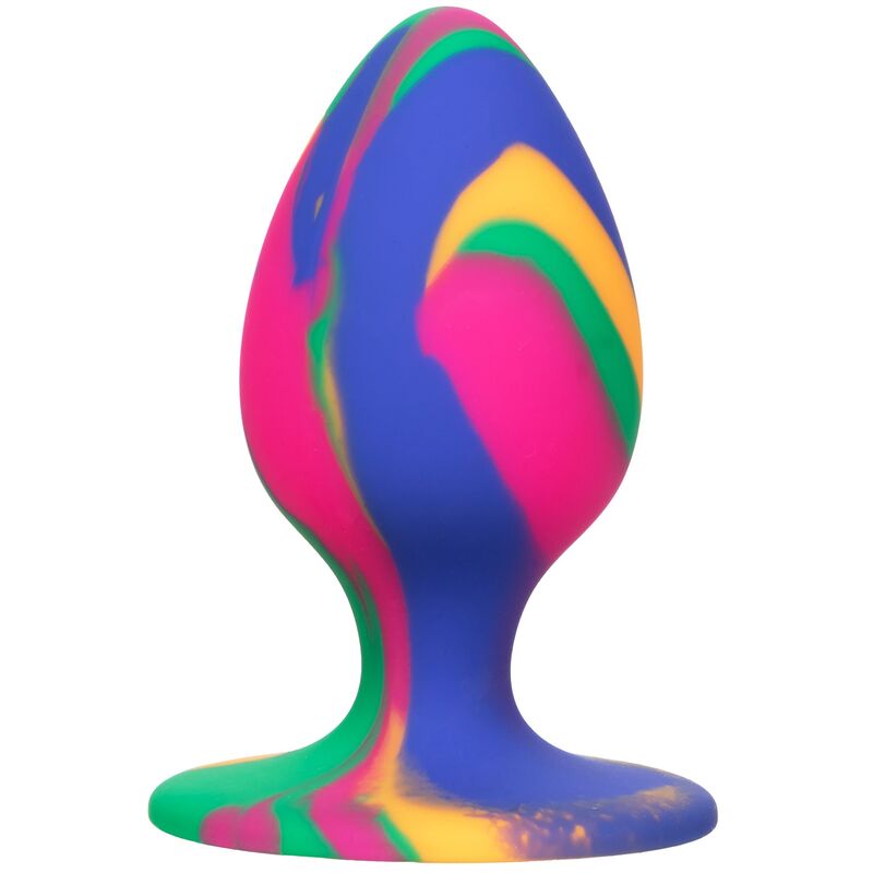 Plug silicone tie-dye taille M avec ventouse — Cheeky · Calexotics · Plugs