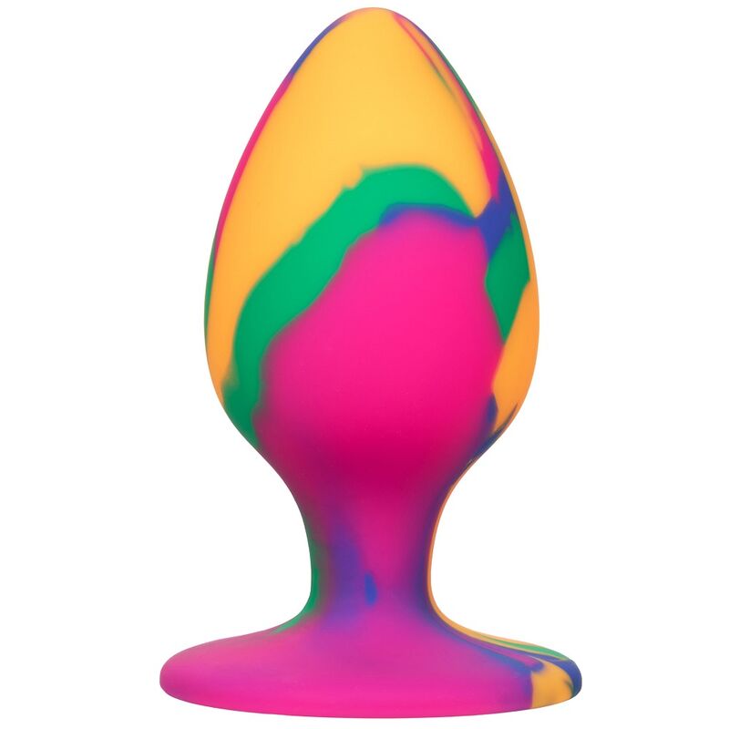 Plug silicone tie-dye taille L avec ventouse — Cheeky · Calexotics · Plugs