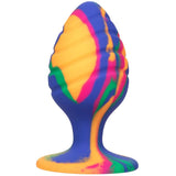 Plug spiralé silicone tie-dye avec ventouse — Cheeky Swirl · Calexotics · Plugs