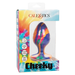 Plug spiralé silicone tie-dye avec ventouse — emballage