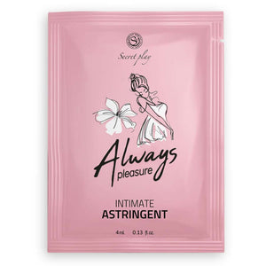 Gel astringent intime unidose 4 ml — Always Pleasure · Secretplay Cosmetic · Lubrifiants Mono-doses