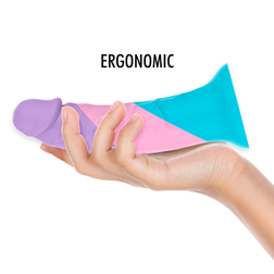 Gode réaliste silicone fantasy 18 cm tricolore — Asher