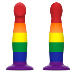 Gode ergonomique silicone Pride 16,5 cm — Garrick