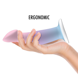 Gode silicone point P pastel dégradé 16,5 cm — Garrick Nayade