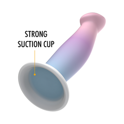 Gode silicone point P pastel dégradé 16,5 cm — Garrick Nayade