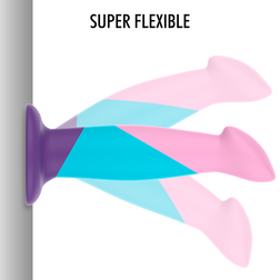 Gode silicone point P 16,5 cm pastel tricolore — Garrick