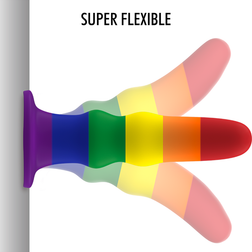 Gode ergonomique silicone Pride 15,5 cm — Kuno M