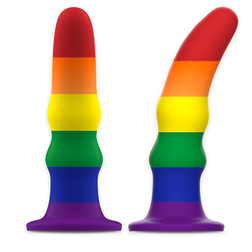 Gode ergonomique silicone Pride 15,5 cm — Kuno M