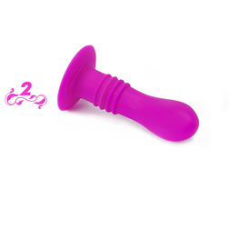 Plug 10 modes vibrants courbé prostate avec ventouse — Booty Passion — vue 4