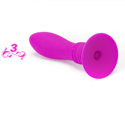 Plug 10 modes vibrants courbé prostate avec ventouse — Booty Passion — vue 5