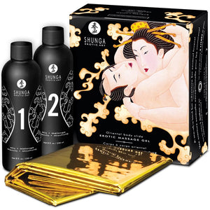 SHUNGA GEL DE MASSAGE EROTIQUE CORPS A CORPS MELON MANGUE ORIENTAL