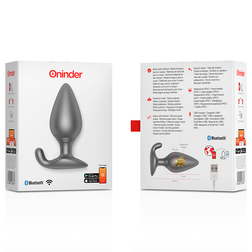 Plug anal Rio (noir) - vue arrière produit