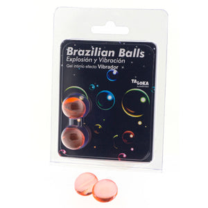 Boules brésiliennes gel excitant effet vibrant x2 · Taloka · Lubrifiants base silicone