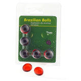 TALOKA - 5 BOULES BRÉSILIENNES GEL INTIME FRAISE · Taloka · Boules brésiliennes