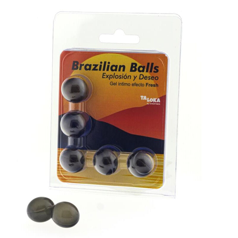 TALOKA - 5 BOULES BRÉSILIENNES GEL EXCITANT EFFET FRAIS · Taloka · Boules brésiliennes