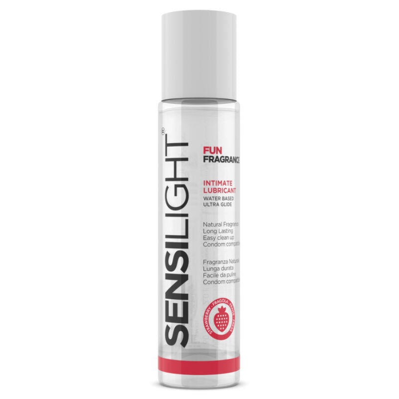 Lubrifiant arôme fraise 60 ml — Sensilight · Intimateline Intimateline · Lubrifiants aromatisés