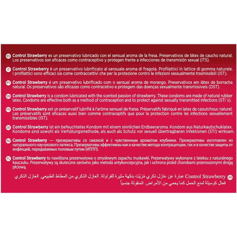 CONTROL PRESERVATIFS ADAPTA FRAISE 144 UNITES