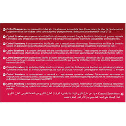 CONTROL PRESERVATIFS ADAPTA FRAISE 144 UNITES