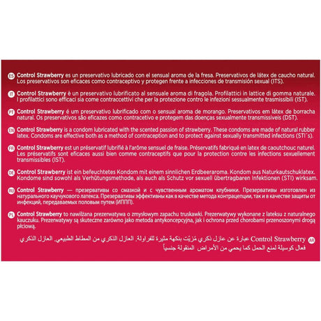 CONTROL PRESERVATIFS ADAPTA FRAISE 144 UNITES