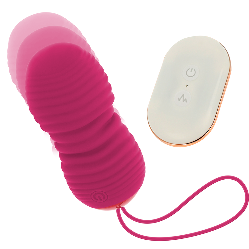 OHMAMA TELECOMMANDE EGG 7 MODES HAUT ET BAS ROSE