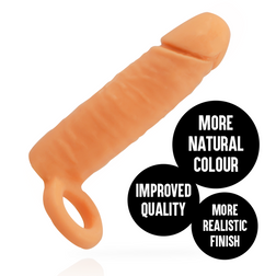 Gaine pénienne réaliste 16 cm — vue de profil