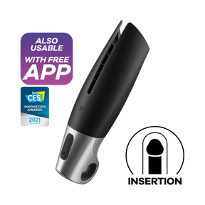 SATISFYER MASTURBATEUR PUISSANT NOIR