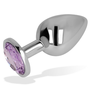 OHMAMA PLUG ANAL AVEC CRISTAL VIOLET 8 CM