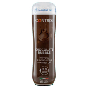 Gel massage 3-en-1 chocolat 200 ml — Bubble Chocolate · Control Lubes · Huiles aromatisées