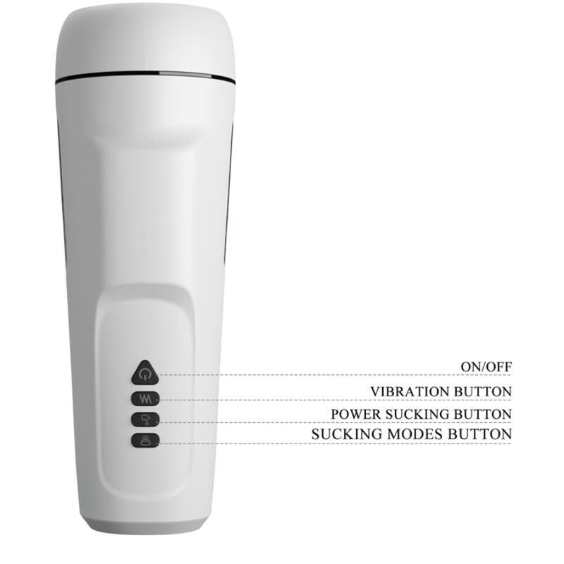 PRETTY LOVE SIENNA MASTURBATEUR VIBRANT POUR HOMMES AVEC VOIX ET ASPIRATION