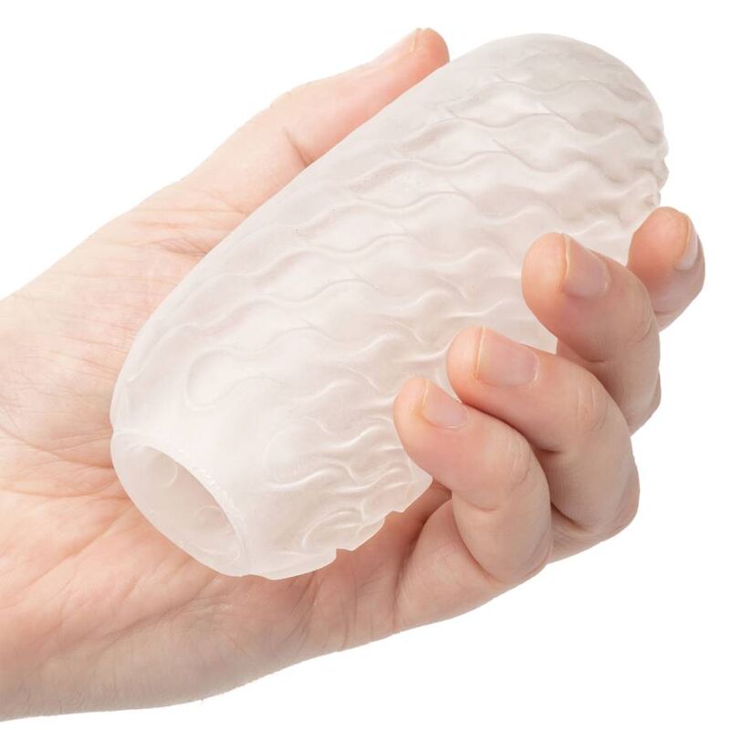 Masturbateur réversible texture picots — vue détaillée