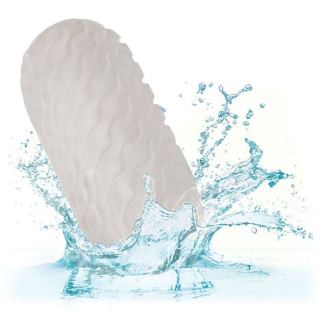 Masturbateur réversible texture picots — en situation