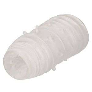 Masturbateur réversible double texture — vue détaillée