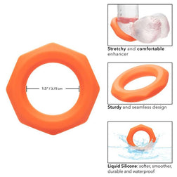 CALEXOTICS BAGUE ALPHA SEXAGON ORANGE