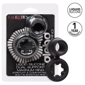 CALEXOTICS BAGUE ALPHA DUAL MAGNUM NOIR