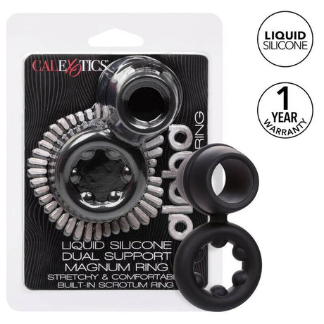 CALEXOTICS BAGUE ALPHA DUAL MAGNUM NOIR