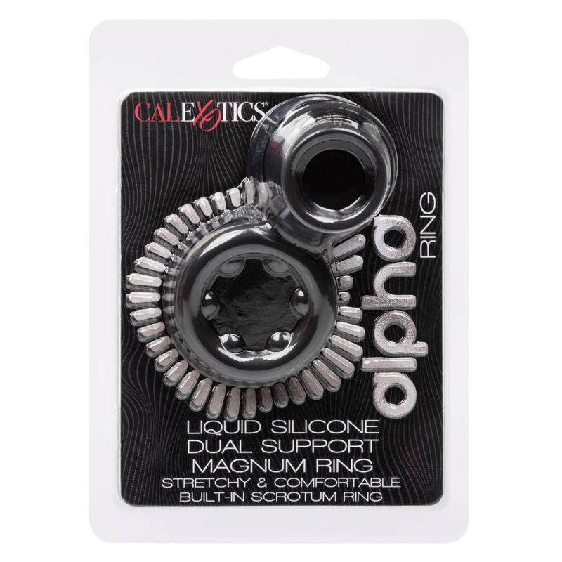 CALEXOTICS BAGUE ALPHA DUAL MAGNUM NOIR