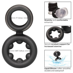 CALEXOTICS ALPHA DUAL MAGNUM RING SCHWARZ
