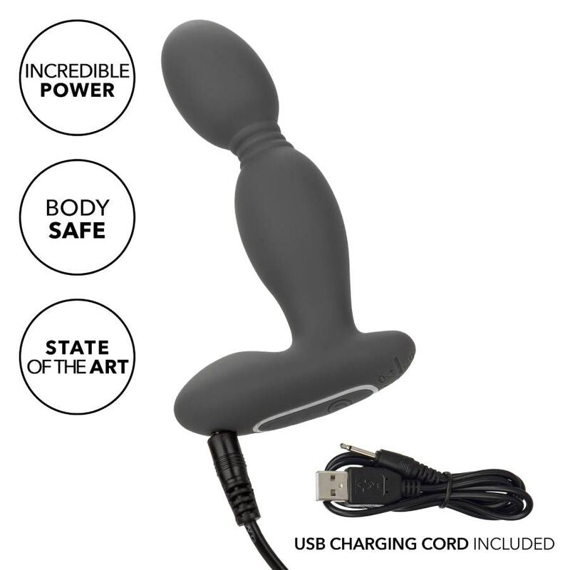 Plug prostate silicone tête rotative 12 modes — en situation
