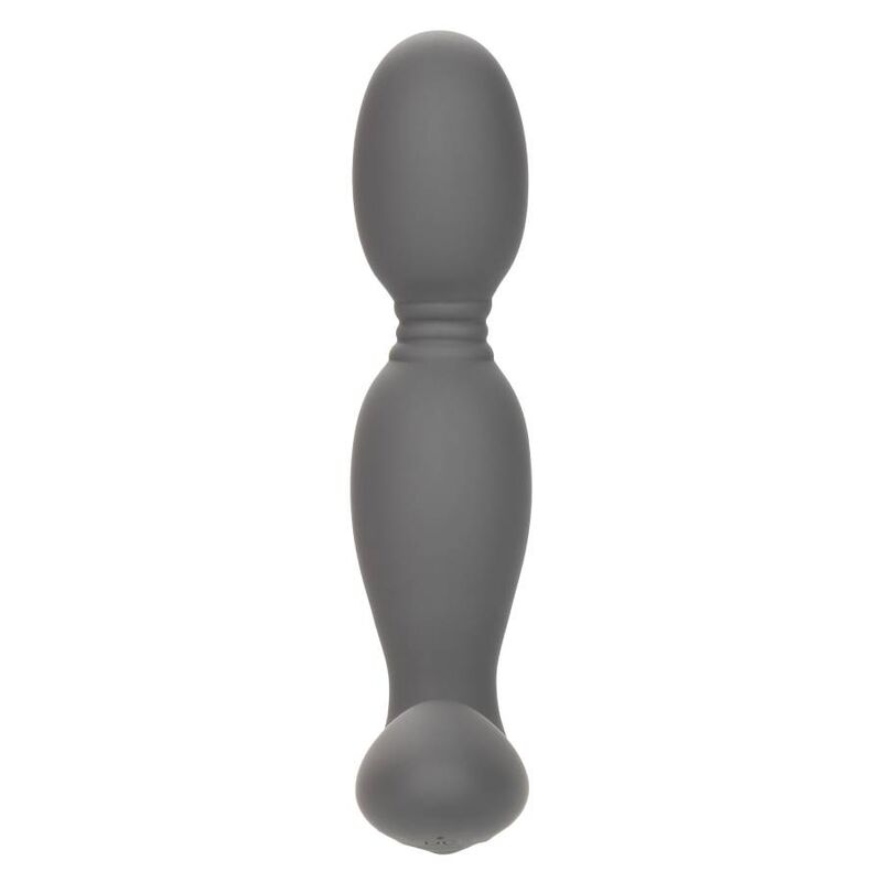 Plug prostate silicone tête rotative 12 modes — vue de trois-quarts