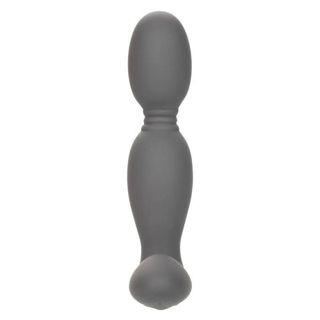 Plug prostate silicone tête rotative 12 modes — vue de trois-quarts