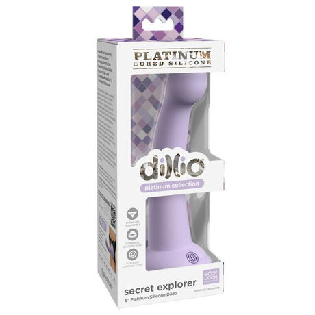 Dillio Secret Explorer Platinum Silicone Dildo 15 cm