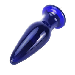 Plug anal Toyjoy verre 5 modes vibrant 10 cm — The Shining vu de face