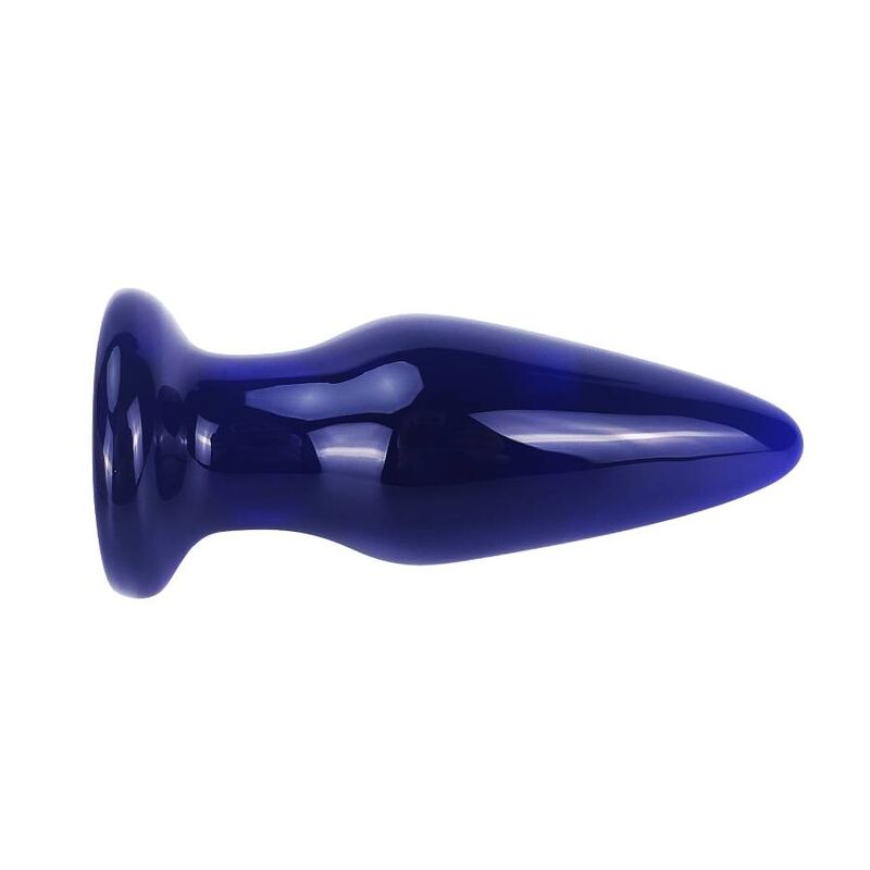 Plug anal verre 5 modes vibrant 10 cm — autre angle