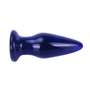 Plug anal verre 5 modes vibrant 10 cm — autre angle