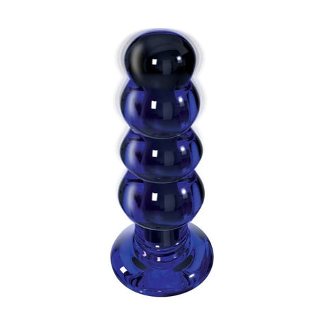 Plug boules verre 5 modes vibrant 4 billes — gros plan