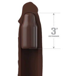 Fantasy X-Tensions Pipedreams rallonge avec sangle 17,78 cm marron