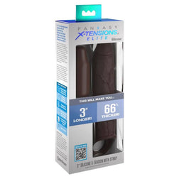 Fantasy X-Tensions Pipedreams rallonge avec sangle 17,78 cm marron
