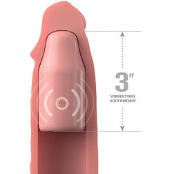 Fantasy X-Tensions Pipedreams gaine peau 22,9 cm avec plug 7,62 cm et télécommande