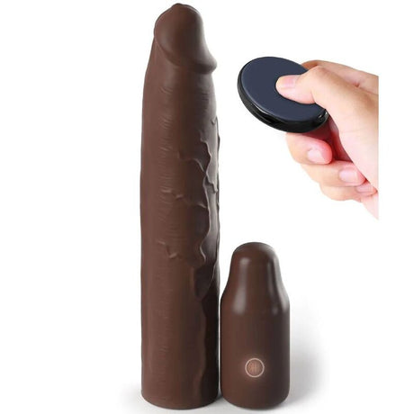 FANTASY X TENSIONS POCHETTE PIPEDREAMS 2286 CM PLUG 762 CM TELECOMMANDE MARRON